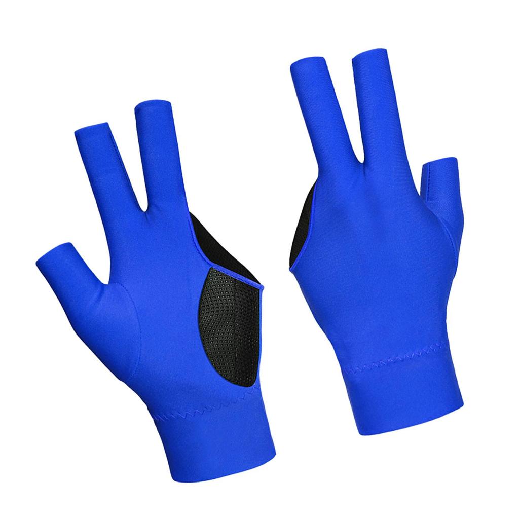 3 Finger Billiards Glove Pool Cue Glove Right Hand Shooters Snooker Half Finger Indoor Game Show Glove Three Fingers Glove