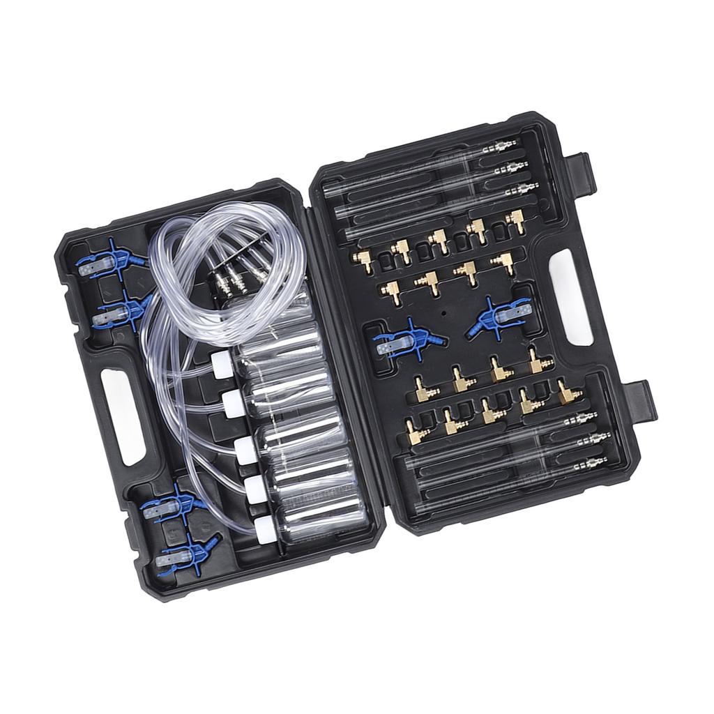 Diesel Injector Flow Test Kit Efficient Multifunctional Heavy Duty Construction Common Rail Adaptor Fuel Tester Set