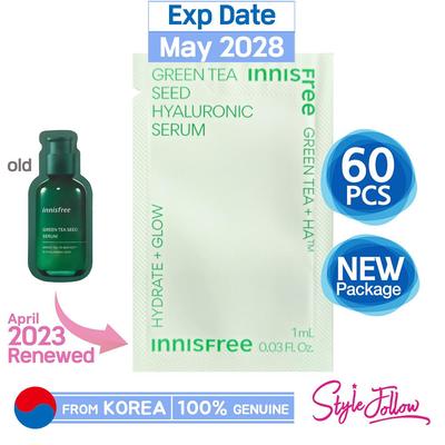 60 pz/60 ml_Siero ialuronico ai semi di tè verde 1 ml (Bustina campione)