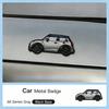 For MINI Cooper Metal Car Badge 3D Shaped Emblem Decal Universal for All MINI Models Waterproof Exterior Decoration