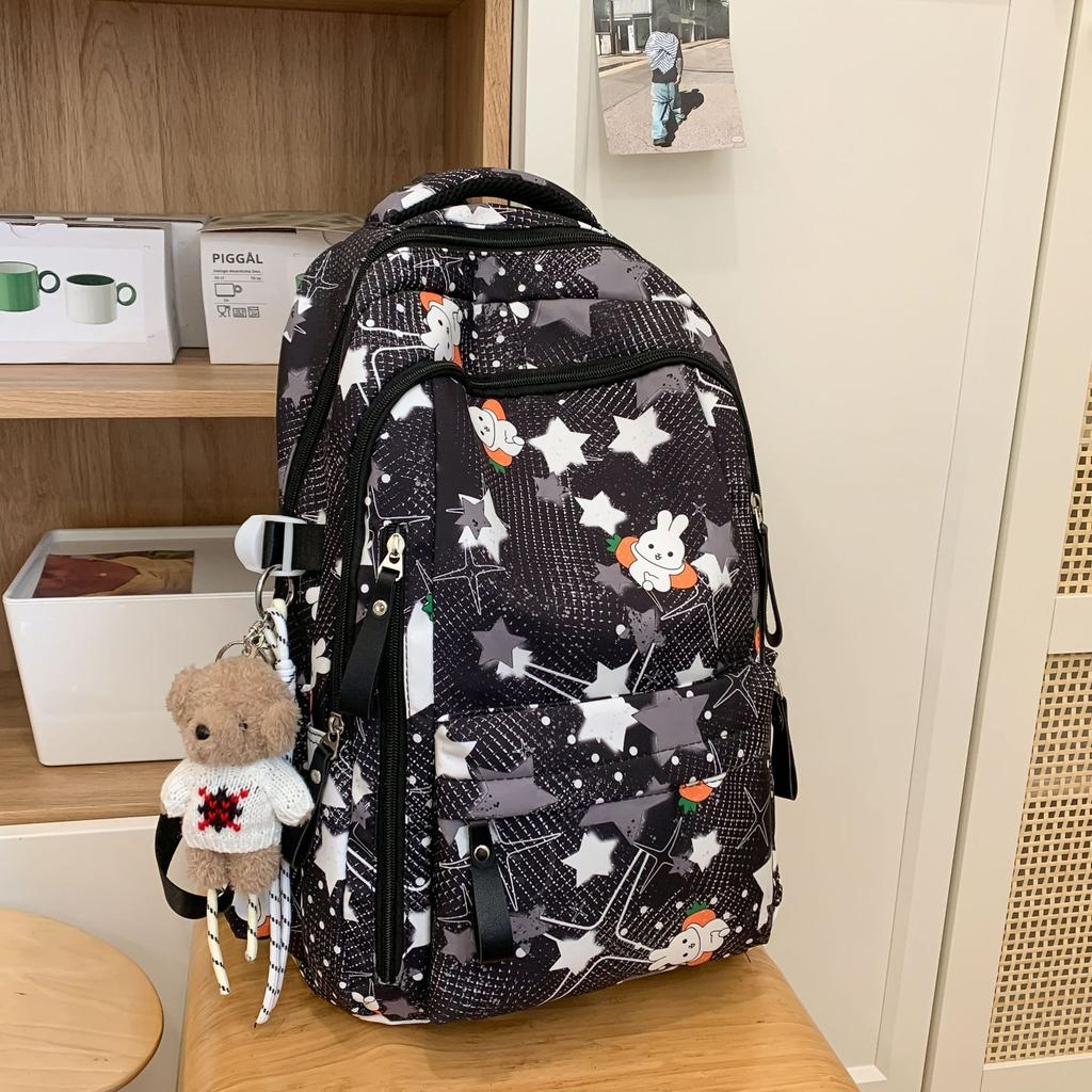 School bag High value backpack Junior high school casual simple fashion versatile light commute large capacity