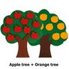 4 Styles Available Fruit Tree Puzzle Felt Children Early Education Toys Kindergarten Color Number Fruit Cognitive Teaching Aids