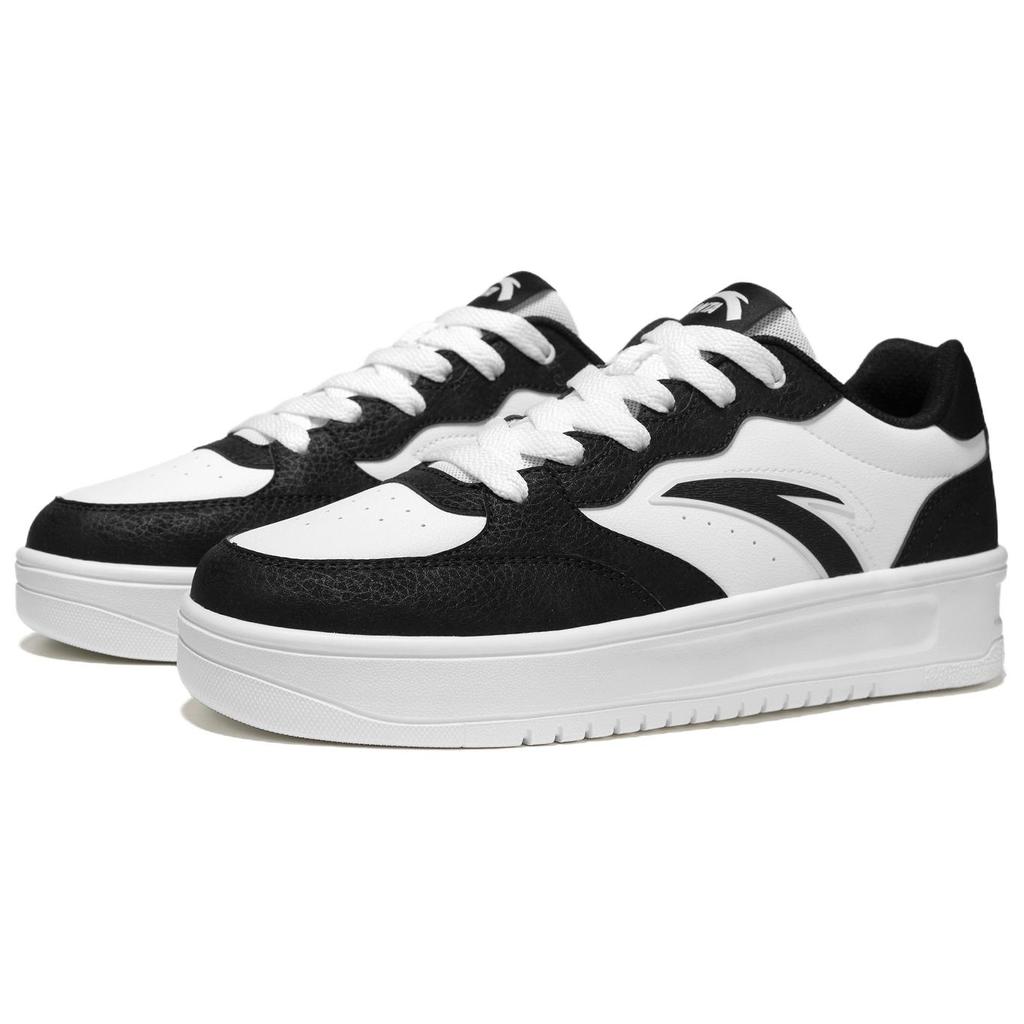 Anta Lightweight Comfortable Spring Versatile Breathable Durable Low-Top Sneakers Men sneakers White Black 912628016Q-5