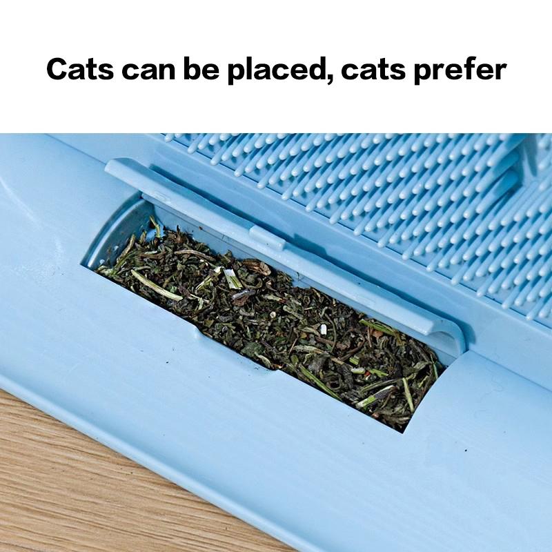 Cat Grooming Self Massage Brush Toy Wall Corner Cat Self Groomer Shed Hair Removal Comb Cat Itching Brush Massage Pet Supplies