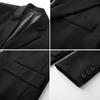 2025 Men Handsome Casual Blazers Men Leisure Loose Suit Jackets Trendy Male Daily Streetwear All-Match Korean Suit Black Blazer