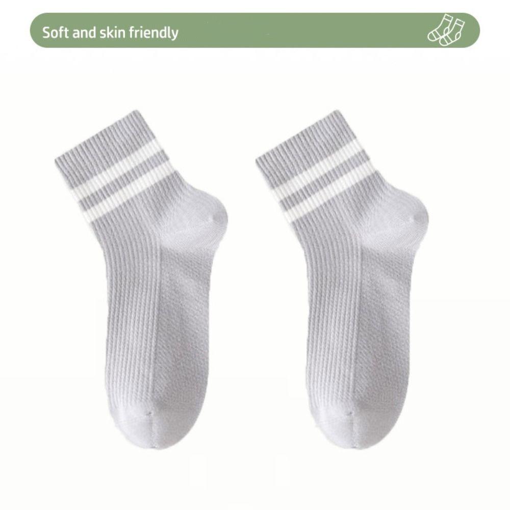 Sweat Absorbing Women's Socks Thin Sports Socks Soft Mid Tube Socks  Spring