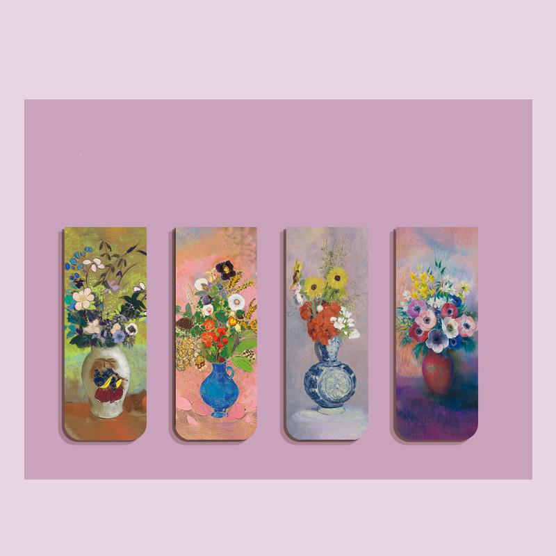 2-5ks/sada Jednoduchost záložky pro děti Noční obloha Oceán Krajina Scenary Book Marks Magnet Bookmarks for Books Školní potřeby