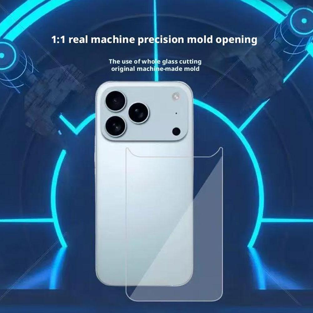 2Pcs Back Temepred Glass For iPhone 17 Pro Max Clear HD Rear Screen Protector For iPhone 17 Air 17 Pro 17ProMax Protective Glass