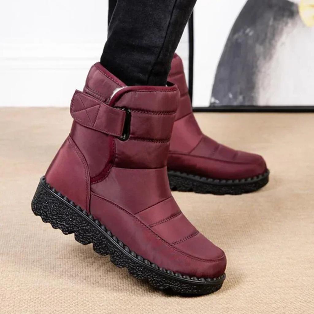 Boots Women Non Slip Waterproof Winter Snow Boots Platform Shoes for Women Warm Ankle Boots Cotton Padded Shoes Botas De Mujer