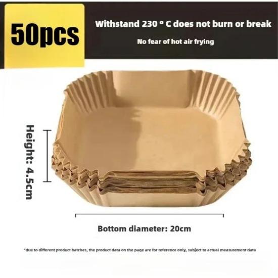 Vložka do horkovzdušné fritézy Příslušenství pro horkovzdušnou fritézu Aerogrill Pergamenová jednorázová vložka Nepřilnavý pergamenový papír na pečení Příslušenství pro troubu