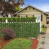 300cm Artificial Green Ivy Hedge Fence Panel Artificial Ivy Leaves Outdoor Home Garden Balcony Fence Screen Turf Decoration