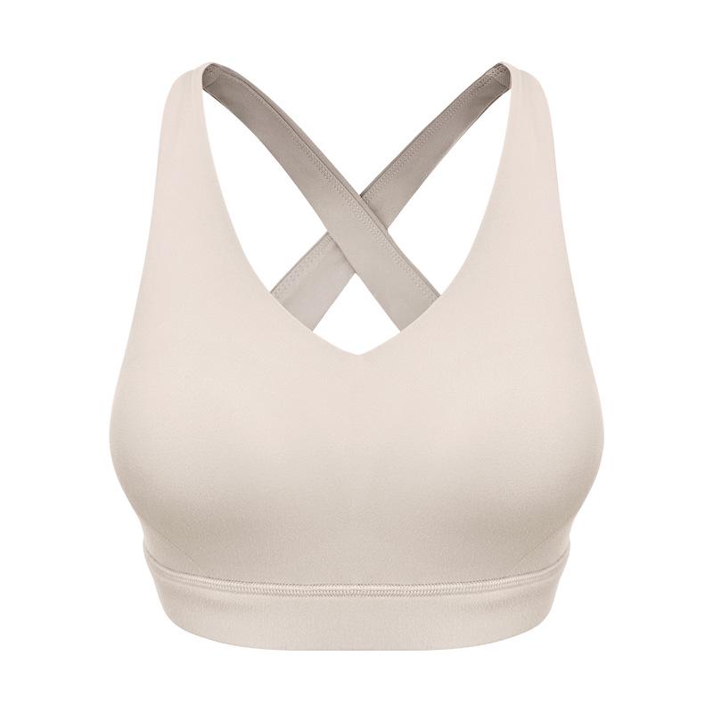 

Женский летний йога-топ с вырезами крест-накрест, ударопрочный спортивный бюстгальтер XL