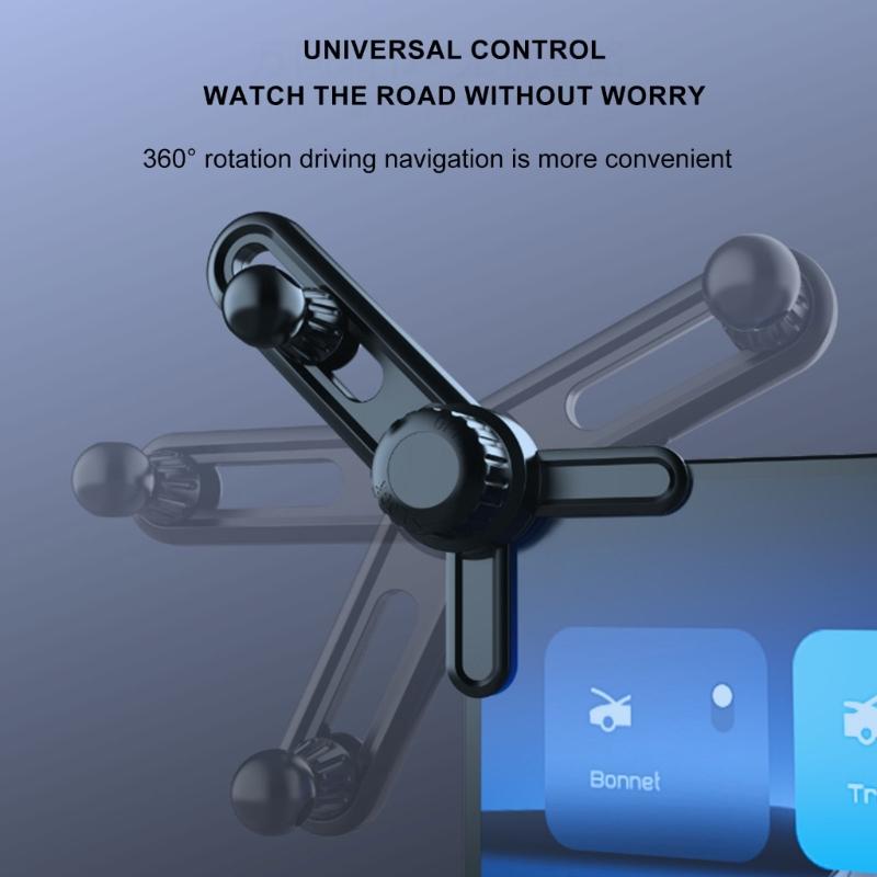 Front Mount Car Display Phone Holder Base with 17mm Interfaces Plastic Suitable for Universal Compatibilities & Extension