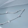 2026 Argento Sterling 925 Lucido Zircone Luna Stella Collana Choker Ciondolo Fascino Catena Lunga Cristallo CZ Collana Donna Matrimonio Gioielli Raffinati