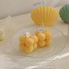 Pequena vela perfumada Mini cubo bolha em forma de velas de cera aromaterapia