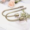 2 Bucăți Cârlige Elegante Metalice pentru Perdele, Suporturi, Montare pe Perete, Accesorii pentru Tratarea Ferestrelor