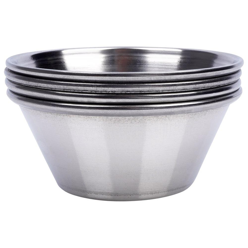 Steel dip sauce bowl 6 cm, 40 ml 4 pcs.
