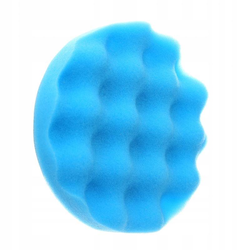 Polishing Sponge, Corrugated, 150mm, M14 Thread, Blue