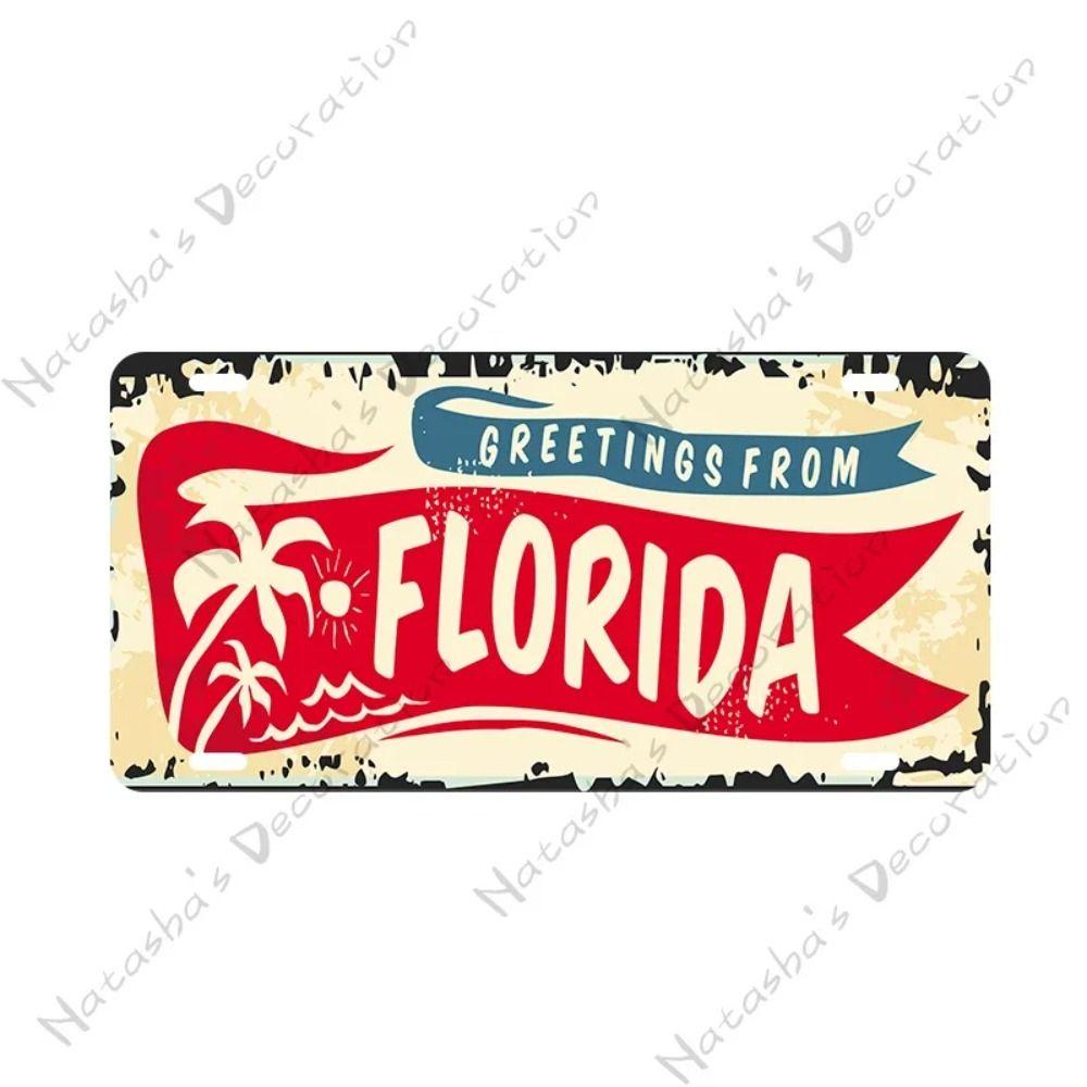 Garage Bar Metal Wall Sign, Auto Interior Decor Plaque 15x30cm