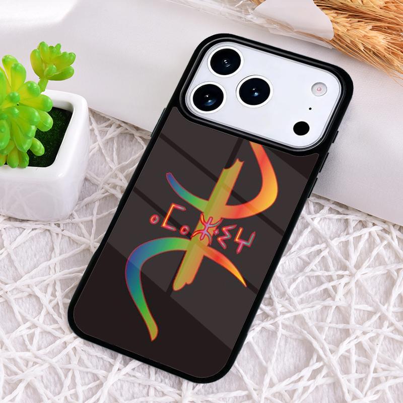 Amazigh Flag Phone Case for iPhone 17 Air 16 15 11 12 14 13 Pro Max Shockproof Cover