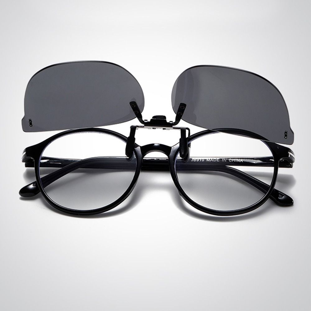 UV 400 Protection Clip On Sunglasses Over Prescription Glasses Convenient Shades for Women & Men