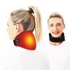 Portable Heated Neck Massager Usb-Powered Vibration Kneading Cervical Soreness Relief Muscle Relaxation Sleep Comfort Office Use