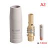 1/3Pcs 15Ak Coating Protection Nozzle 0.8/1.0/1.2Mm Contact Tips Non-Stick Welding Slag European Airless Nozzle