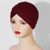 Indian Style Yoga Cap With No Brim Polyester Fabric Sunshade For Winter And Autumn