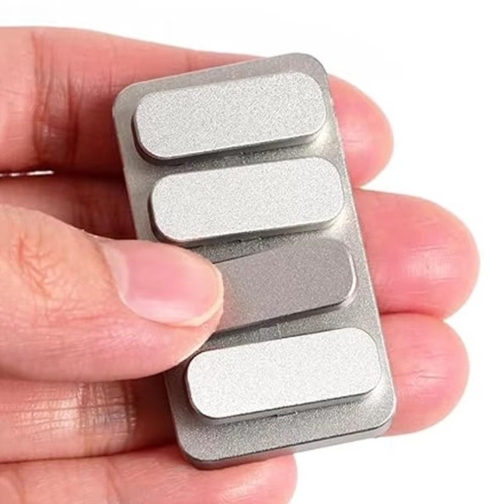 Rectangle Shape Mini Sensory Toys Magnetic Fidget Push Card Fidget Slider  Autism Support