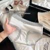 7A Antibacterial Japanese Sweet Cotton Mid-Waist Girls' Briefs - Soft, Breathable, and Comfortable.
