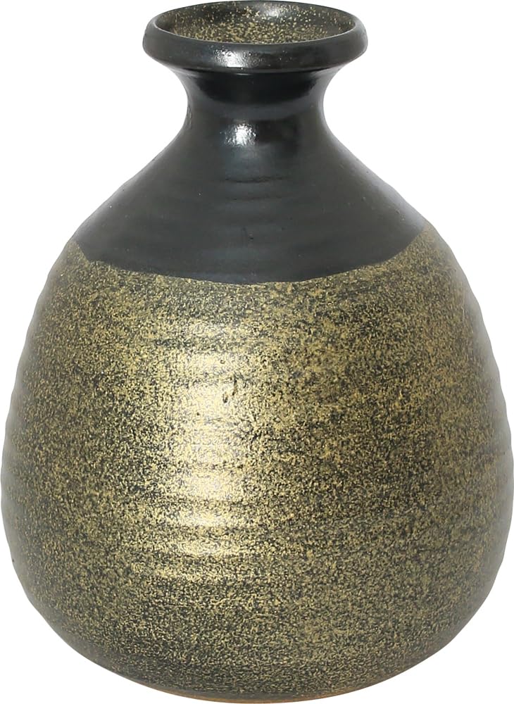 World Create Gold-Decorated Sake Cup (2 Cups) and Sake Bottle Gift Set 14395