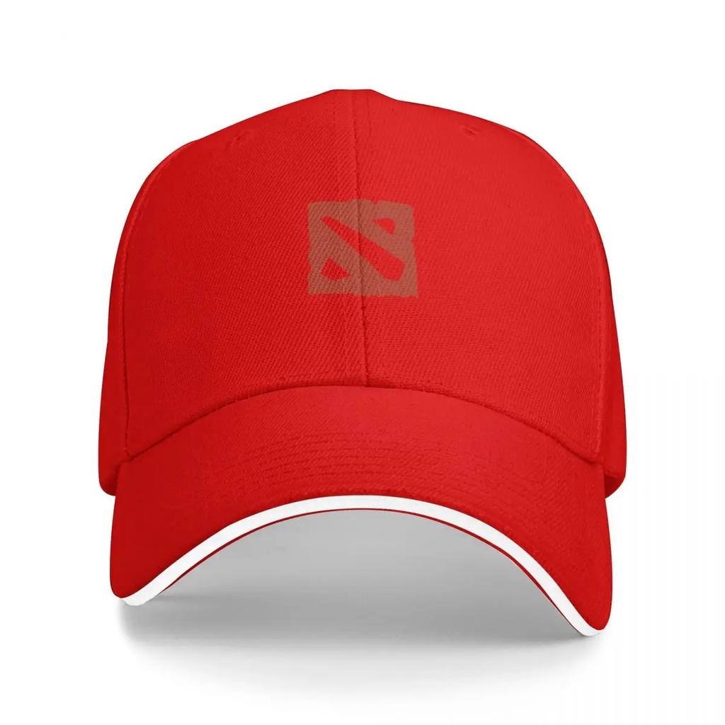 Dota 2 Logo Artwork Klassische Baseballkappe Angelkappen Mann Schaumstoff Partyhut Personalisierte Kappe Mädchen Hüte Herren