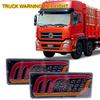 2PCS 12/24V LED Truck Tail Light Turn Signal Rear Brake Lights Reverse Signal Lamp Trailer Lorry Bus Caravan Camper Warning Lamp