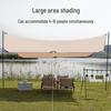 Luoweini Outdoor Silver Coated Sunshade Canopy
