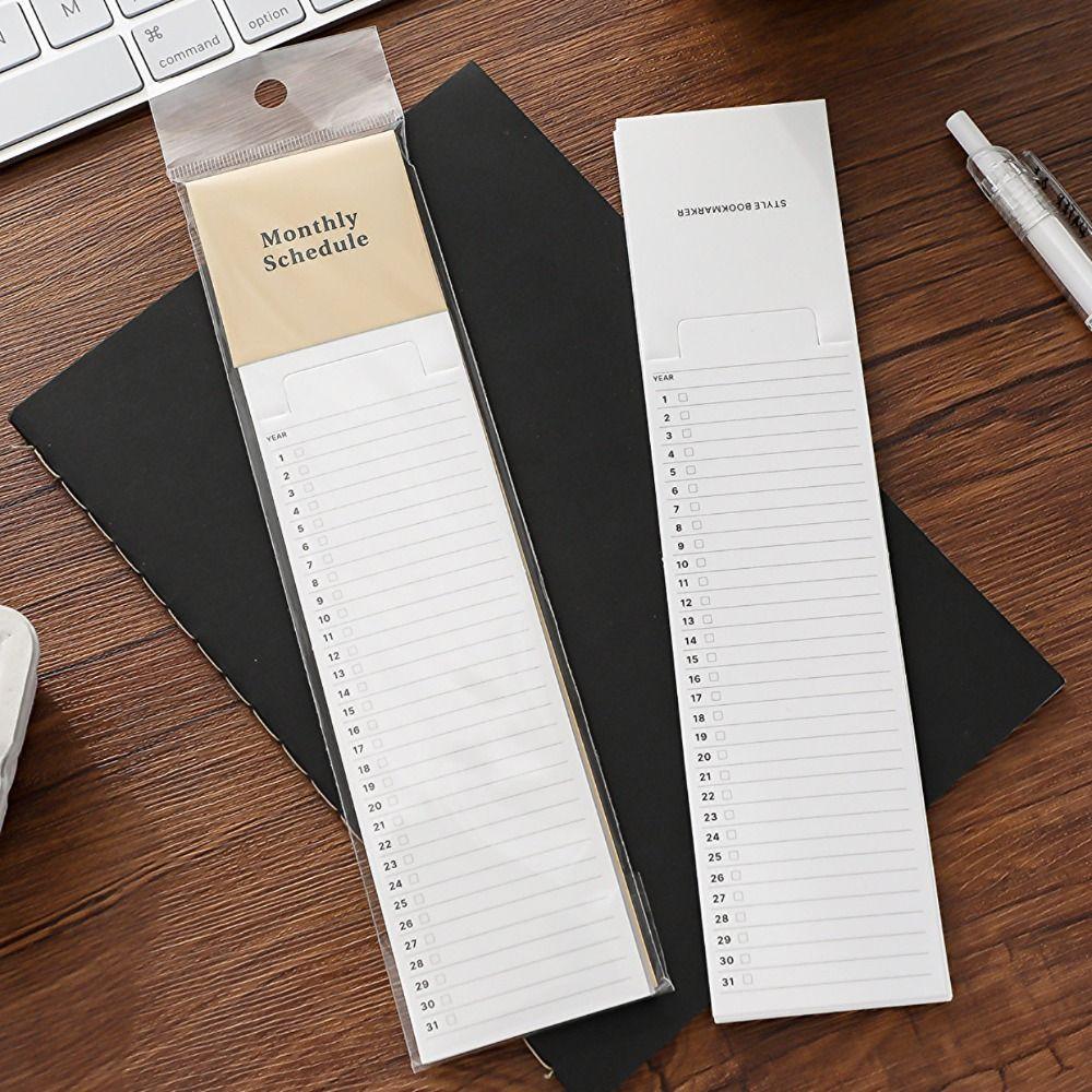 Daily Weekly Planner Memo Pads Bookmark Type Note Pad Kawaii Note Paper  Students
