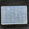 Professional Silicone Nail Mould Set With Detail Button Pattern for Personalize Nail Accessories