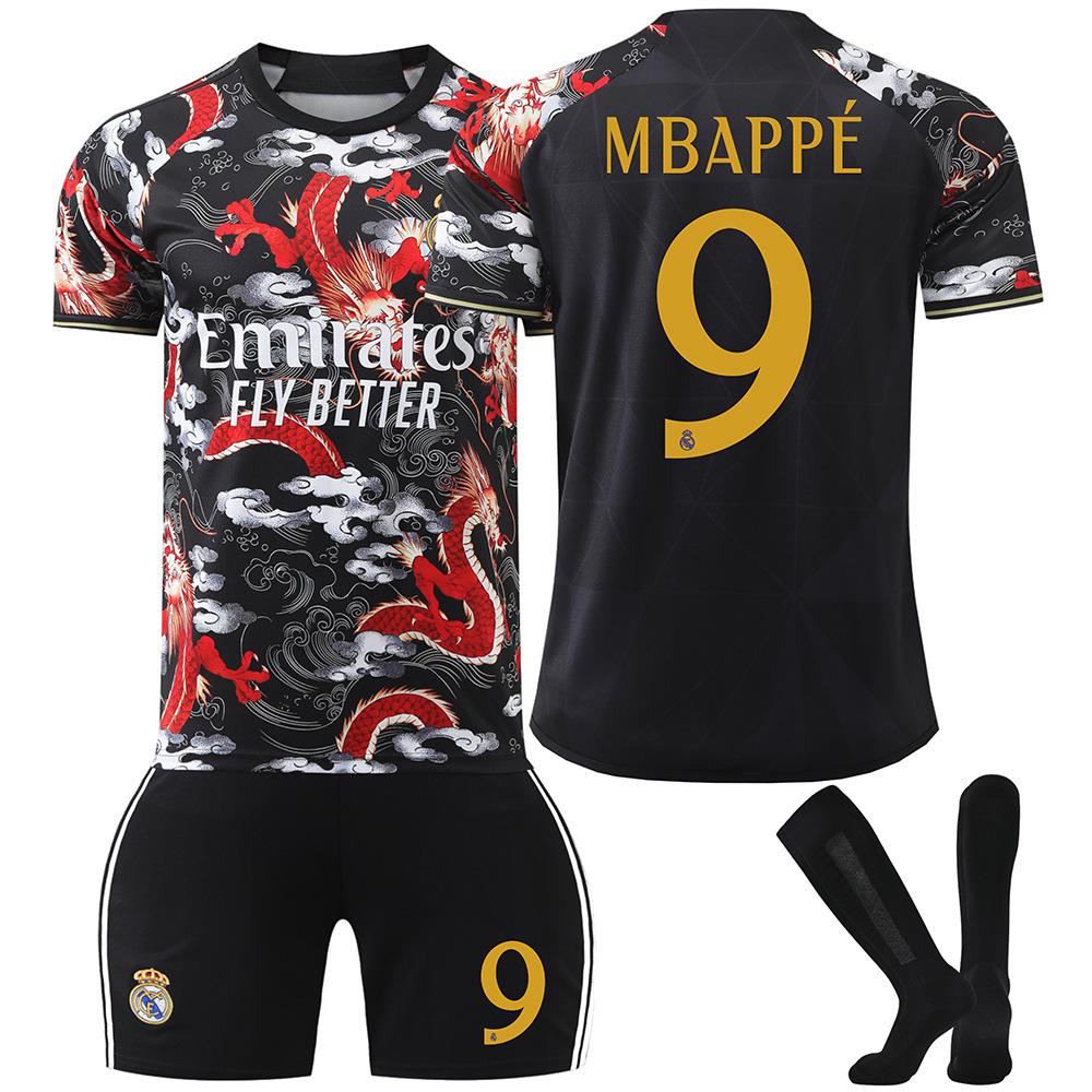 25 Real Madrid Pūķa Raksts Melns