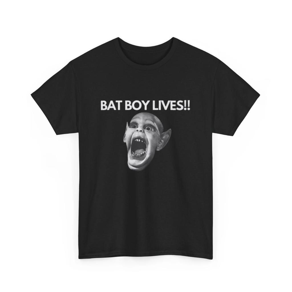 Weekly World News Bat Boy Lives Printed T Shirt Pop Culture Collectible