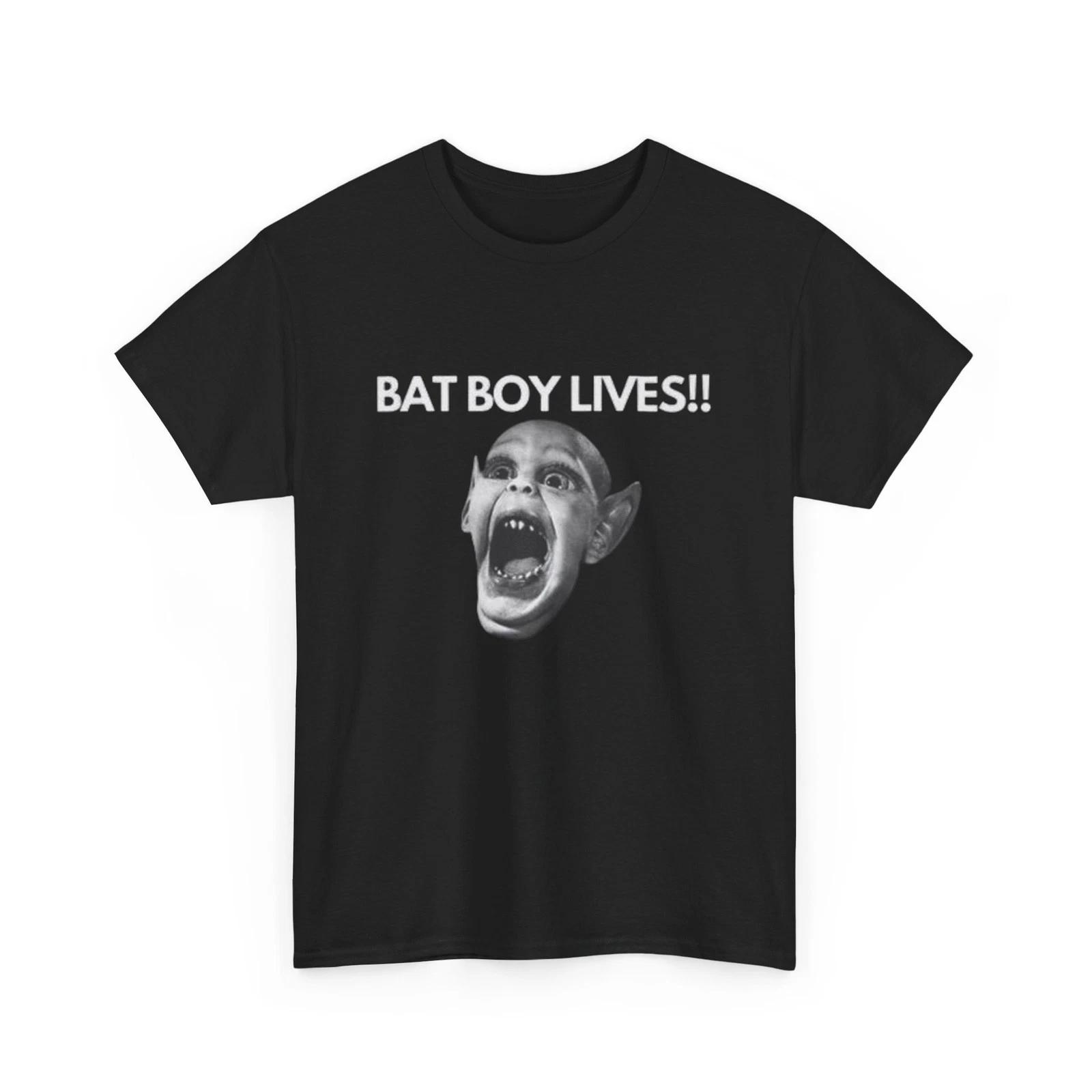 

Weekly World News Bat Boy Lives Printed T shirt Pop Culture Collectible L