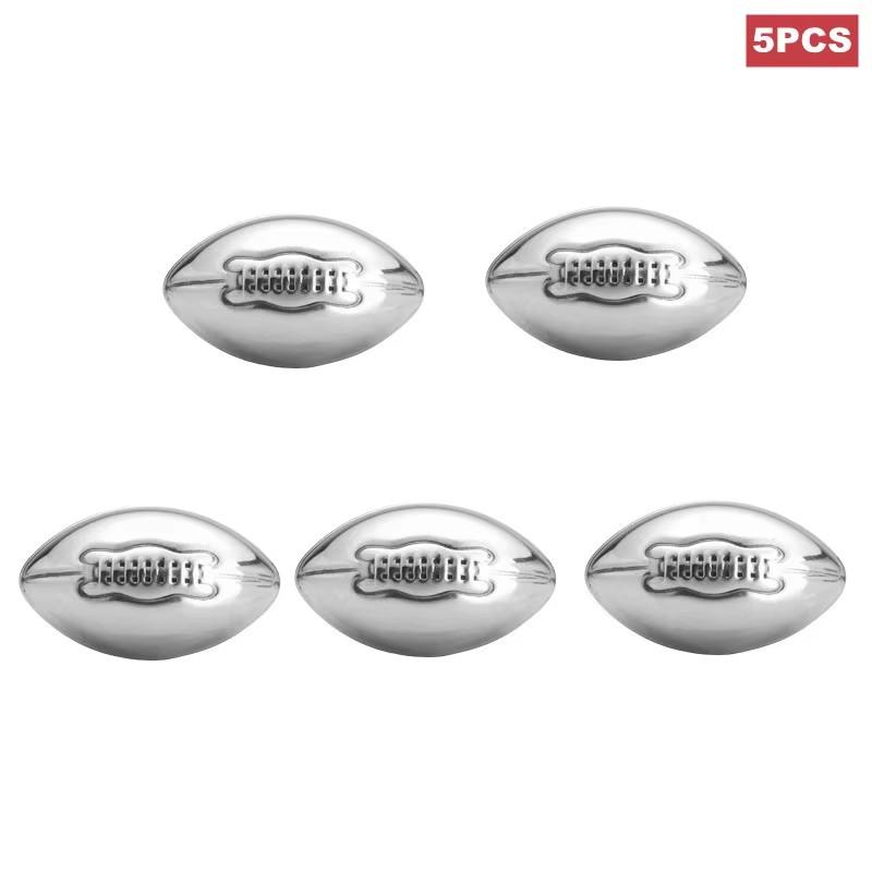 

5pcs Reusable 304 Stainless Steel Ice Cubes Chilling Stones for Whiskey Wine Beer Drink Quick-Freeze Cooling Rock Bar Tool