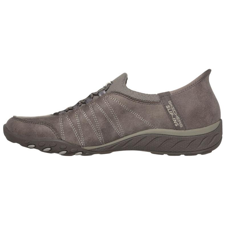 Skechers Breathe-Easy Home-Body Удобные Универсальные Низкие Повседневные Кроссовки Женские Коричневый 100615-DKTP 36