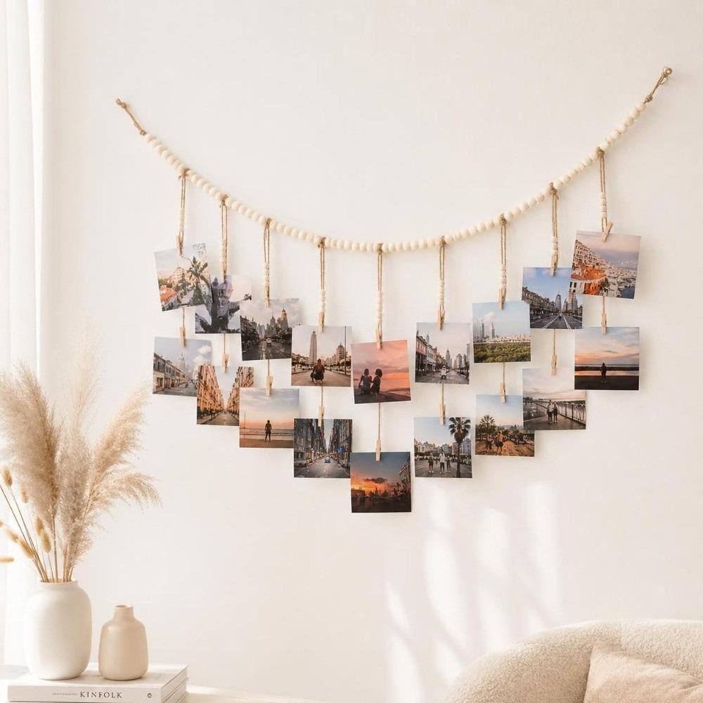 Minimalista Fali Képcsipesz DIY Faldekoráció Képkeret Képkiakasztó Nappali