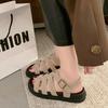 Fashion Women Sandals Summer Open Toe 2025 Roman Platform Comfortable Outdoor Leisure Beach Shoes Fashion Retro Sandalias De Mujer