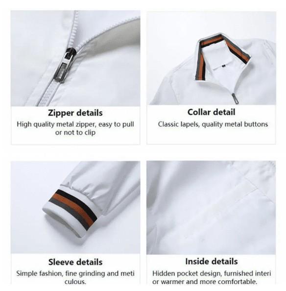 Spring & Autumn Men's Ford Mustang Logo Jacket - Fashionable High-Quality Racing Suit, Sporty Casual Wear