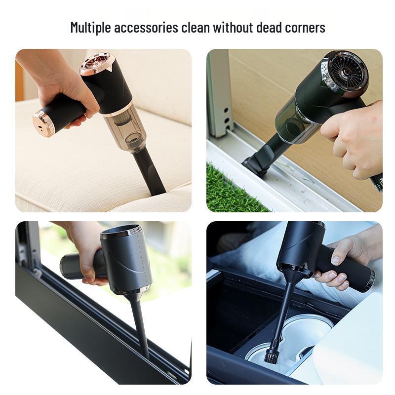 Leistungsstarker Akku-Handstaubsauger für Auto und Zuhause, mit starker Saugkraft und dualer Portabilität