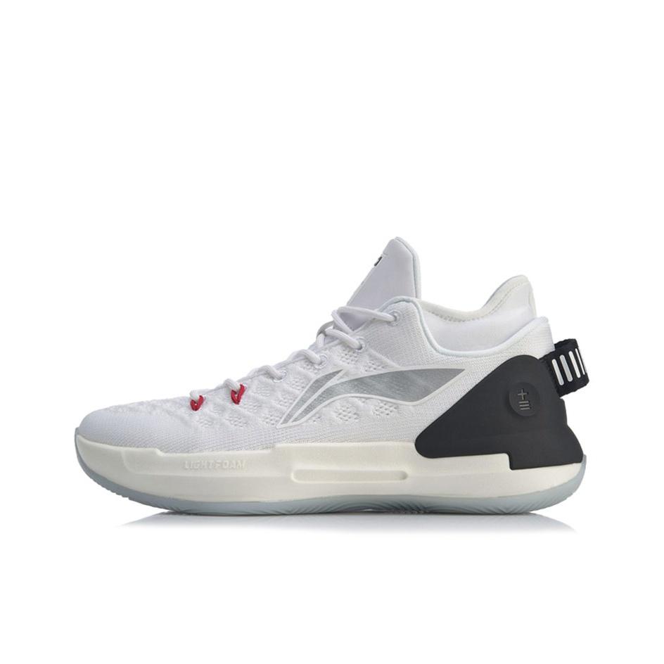 New LiNing YuShuai 13 Anti Slip And Wear Resistant Lightweight Mid Top Light Foam Basketball Shoes White ABAP095-1