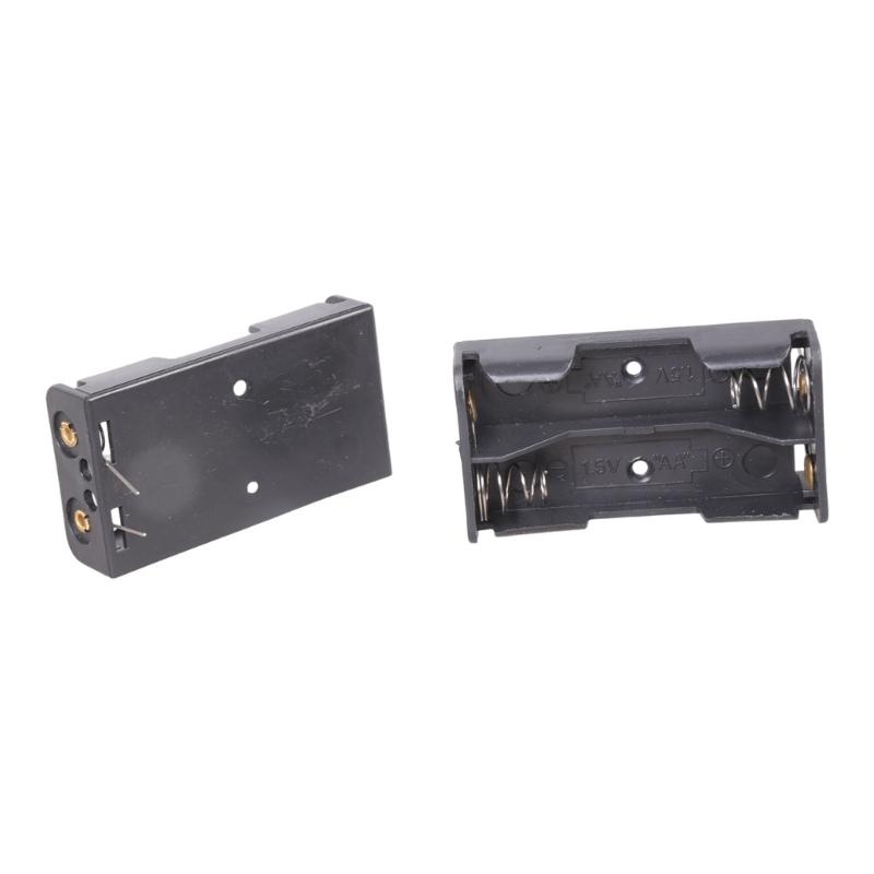 Compact 2A Battery Holder With Solderable Contacts Lightweight Design For Flashlights Portable Electronics