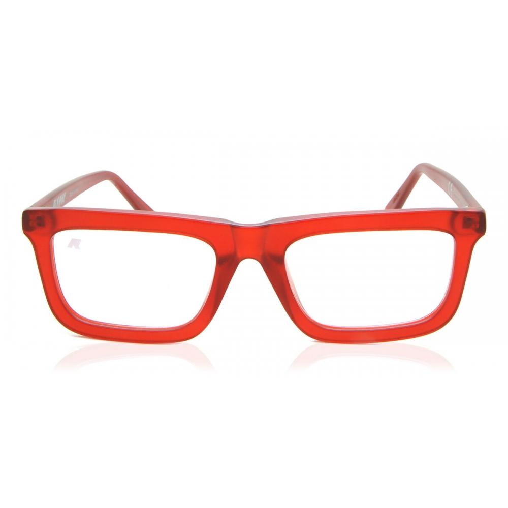

Kway Complet Red Unisex Eyeglasses Frosted Racing Red/52-19-140