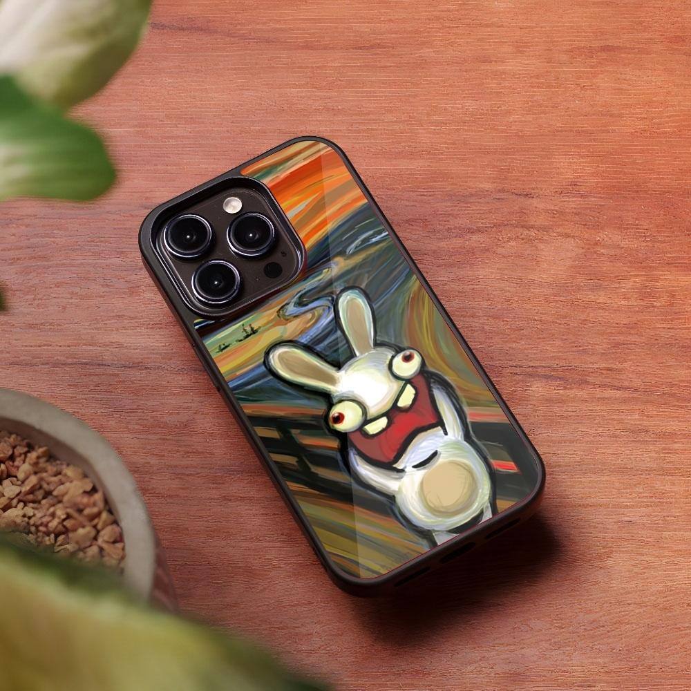 

Raving Rabbids Phone Case for Iphone 16 15 14 13 Pro Max 12 11 Mini 7 8 Plus Se Xr X Xs Fundas Shell PC+TPU Cover iPhone 16plus