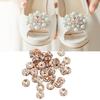 8mm Rhinestones Spacer Beads Rondelle Loose Beads Crystal Bead Spacer for Bracelets and Necklaces In Jewelry Crafts